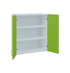 MH - 65D2 horní skříňka, 2-dveřová, 770x654x440, korpus bílý, dvířka jarní zeleň